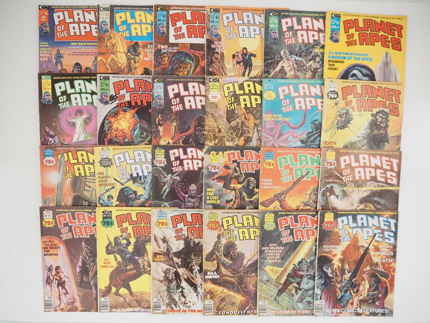 PLANET OF THE APES #1, 2, 3, 5, 8, 9, 10, 12, 13, 14, 15, 16, 17, 18, 19, 20, 21, 22, 23, 24, 26,