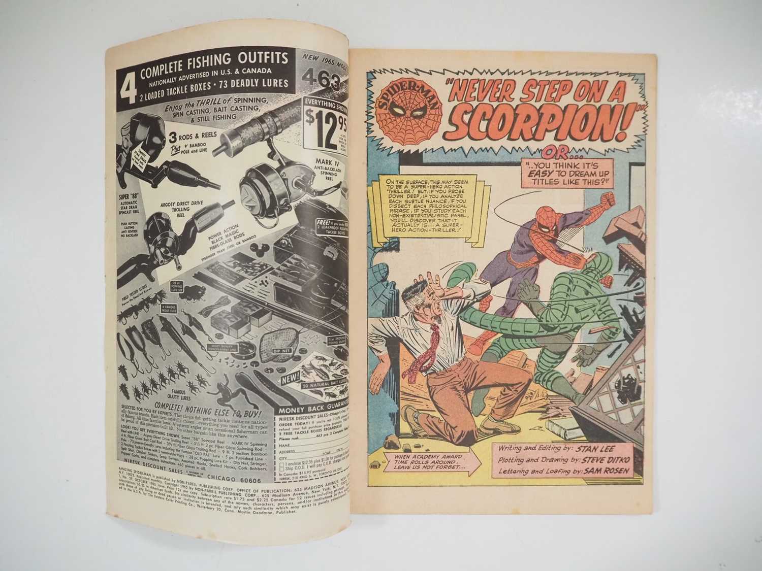 AMAZING SPIDER-MAN #29 (1965 - MARVEL - UK Price Variant) - Second appearance of the Scorpion - - Image 3 of 10