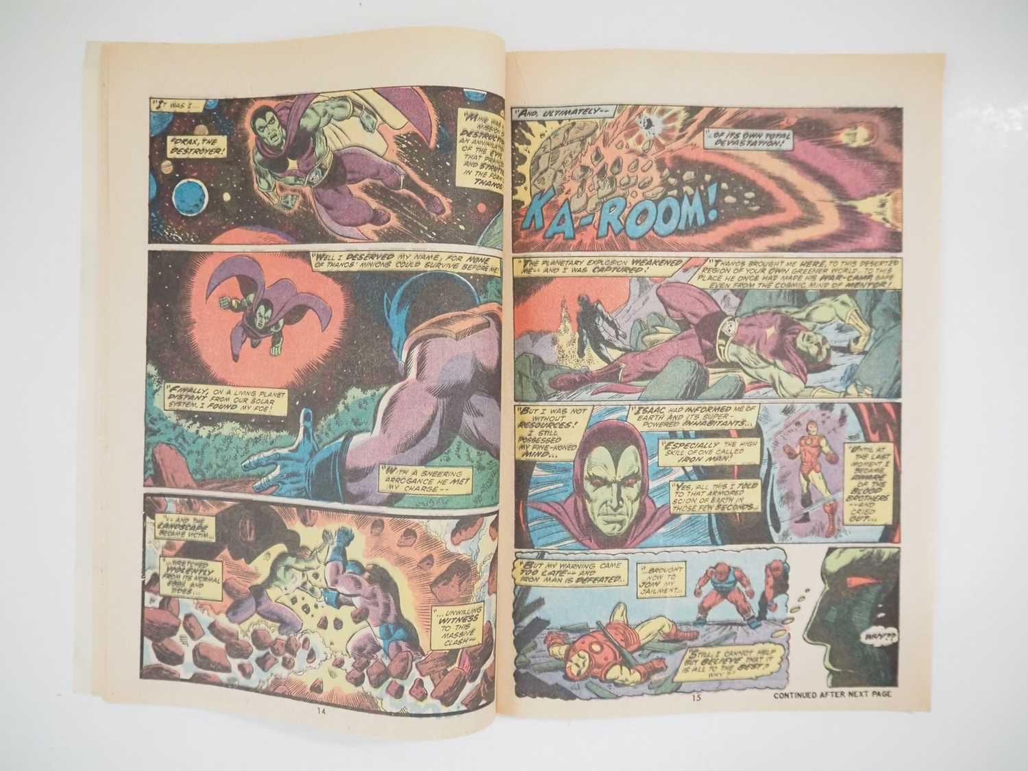 IRON MAN #55 - (1973 - MARVEL - UK Price Variant) KEY Bronze Age Book with multiple First - Image 9 of 27