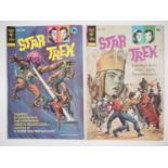 STAR TREK #22 & 23 (2 in Lot) - (1974 - GOLD KEY - UK Price Variant) - 'Siege in Superspace' & '