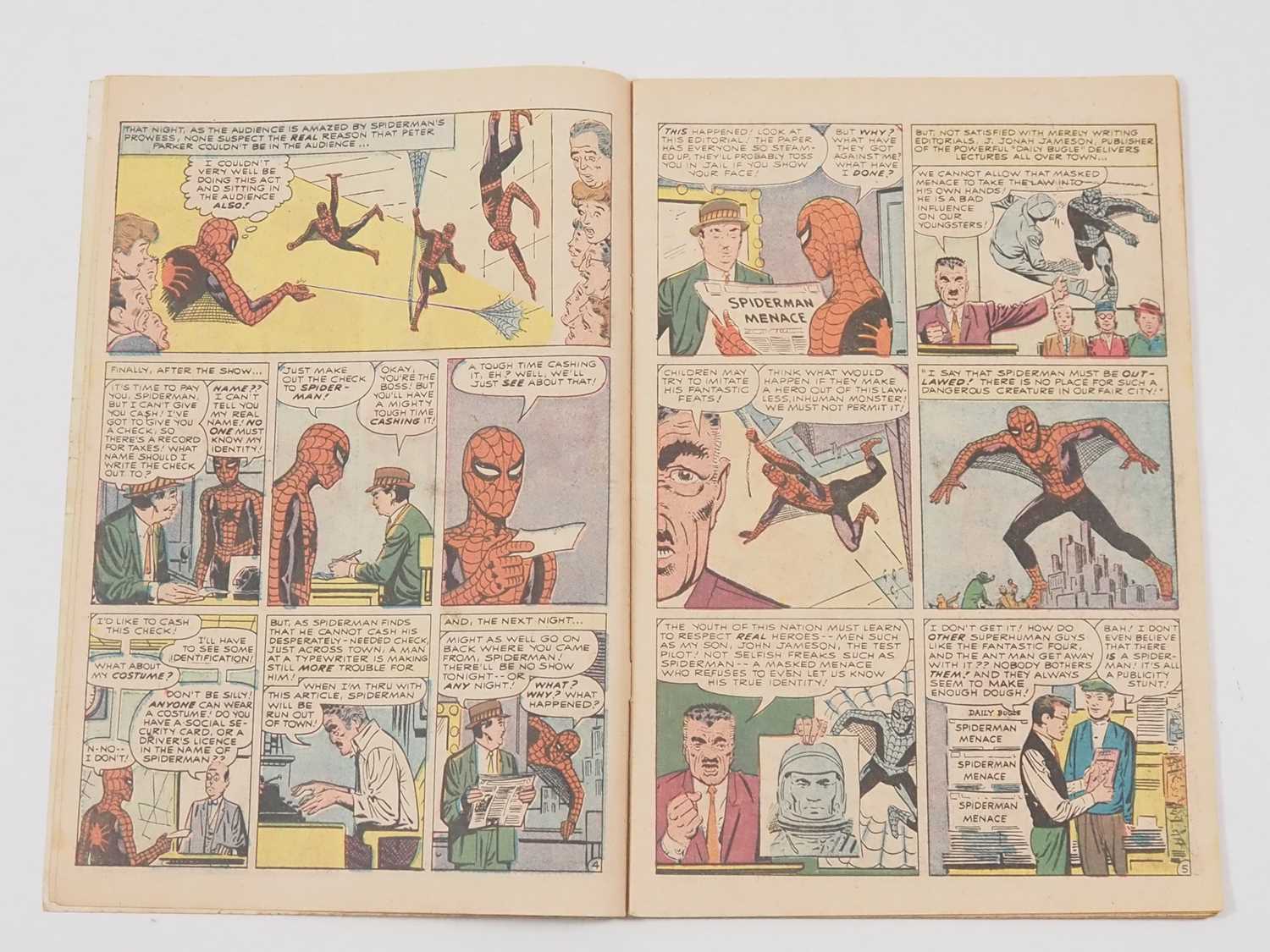 AMAZING SPIDER-MAN #1 - (1963 - MARVEL - UK Price Variant) - KEY Comic Book with first appearance of - Image 4 of 24