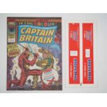 CAPTAIN BRITAIN #2 - (1976 - MARVEL/BRITISH) - Dated October 20th - FREE GIFT INCLUDED - Second