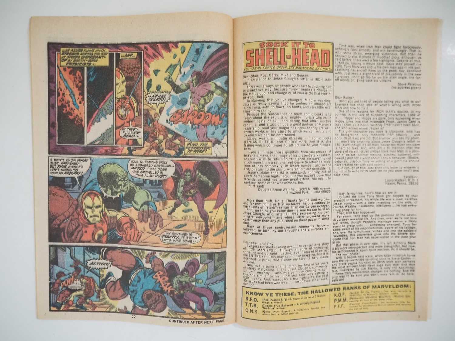 IRON MAN #55 - (1973 - MARVEL - UK Price Variant) KEY Bronze Age Book with multiple First - Image 15 of 27