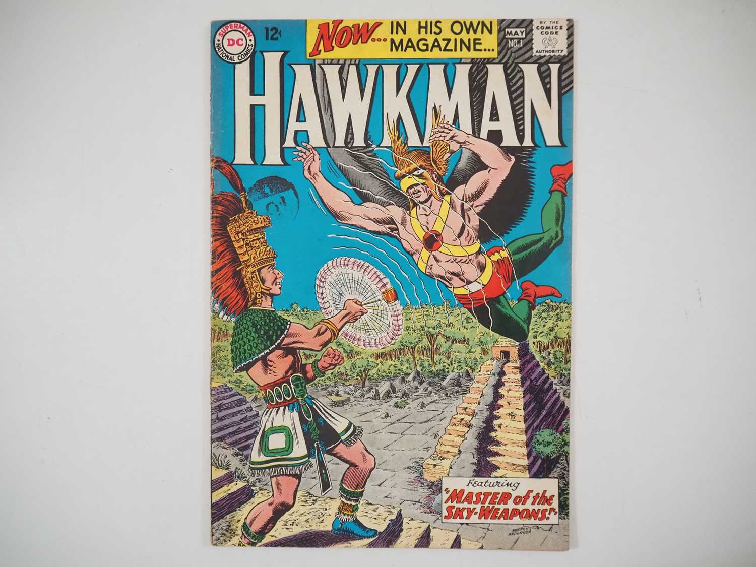 HAWKMAN #1 - (1964 - DC - UK Cover Price) - First solo title for Hawkman gets after appearances