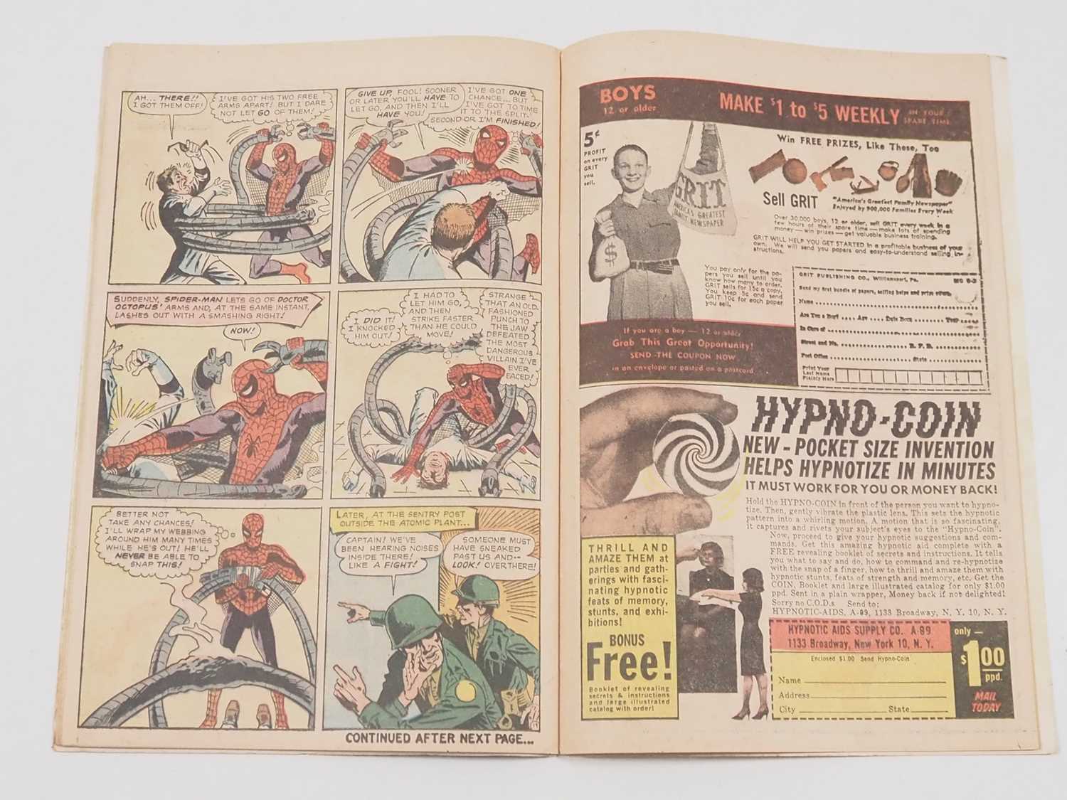 AMAZING SPIDER-MAN #3 (1963 - MARVEL - UK Price Variant) - Origin and First appearance of Doctor - Image 15 of 23