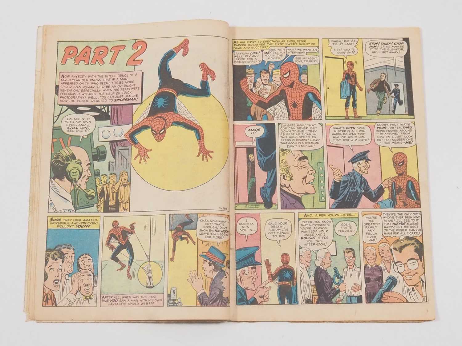 AMAZING FANTASY #15 (1962 - MARVEL - UK Price Variant) - The most valuable Silver Age comic book, by - Image 8 of 26