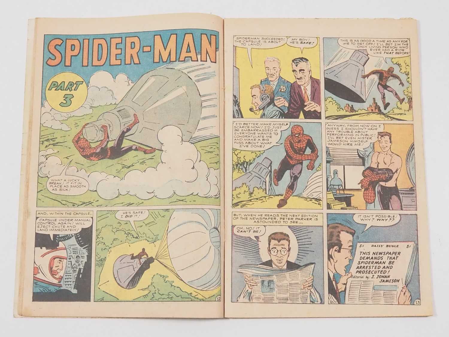 AMAZING SPIDER-MAN #1 - (1963 - MARVEL - UK Price Variant) - KEY Comic Book with first appearance of - Image 9 of 24