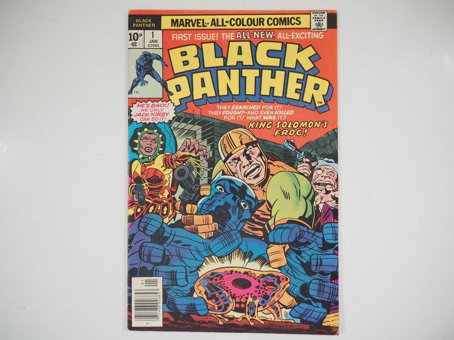 BLACK PANTHER #1 - (1977 - MARVEL - UK Price Variant) HOT Character + First appearance in own solo