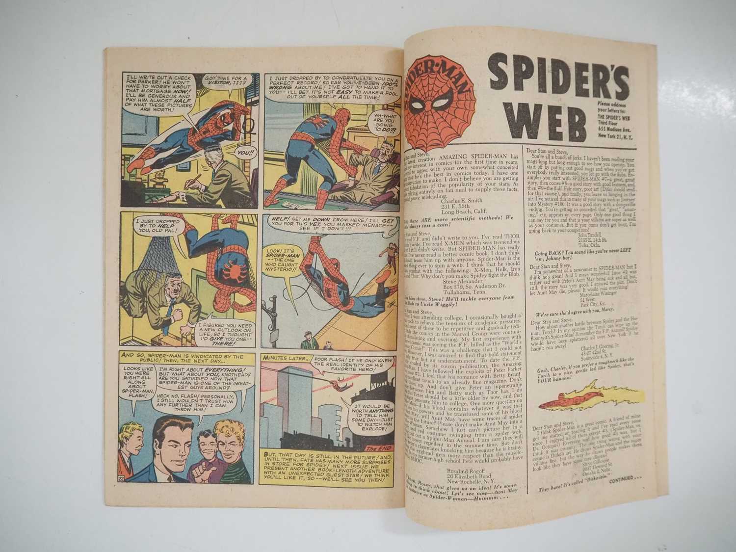 AMAZING SPIDER-MAN #13 - (1964 - MARVEL - UK Price Variant) - Origin and first appearance of - Image 22 of 30