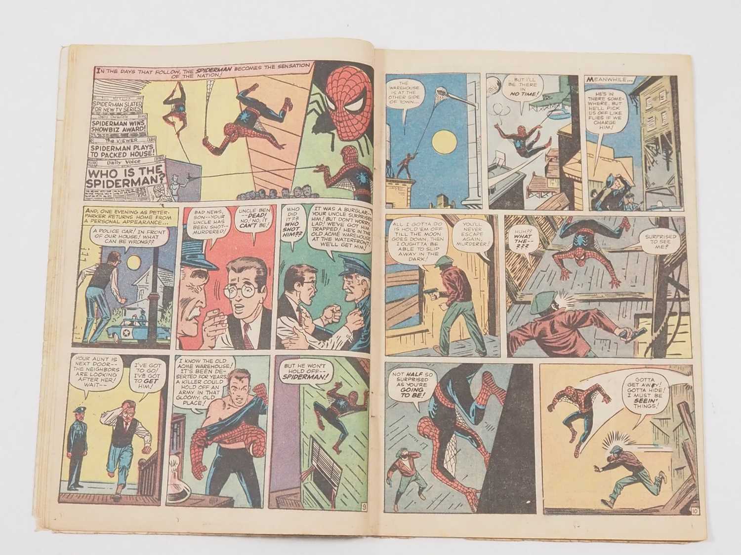AMAZING FANTASY #15 (1962 - MARVEL - UK Price Variant) - The most valuable Silver Age comic book, by - Image 9 of 26
