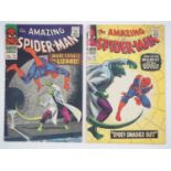 AMAZING SPIDER-MAN #44 & 45 (2 in Lot) - (1967 - MARVEL - UK Price Variant) - Second & third