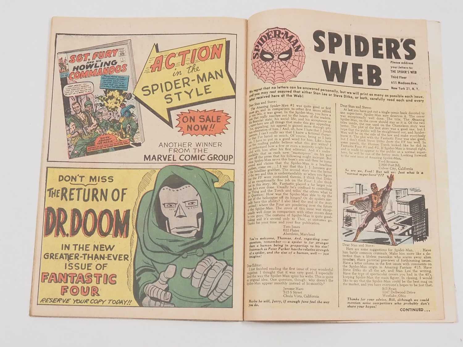 AMAZING SPIDER-MAN #3 (1963 - MARVEL - UK Price Variant) - Origin and First appearance of Doctor - Image 18 of 23