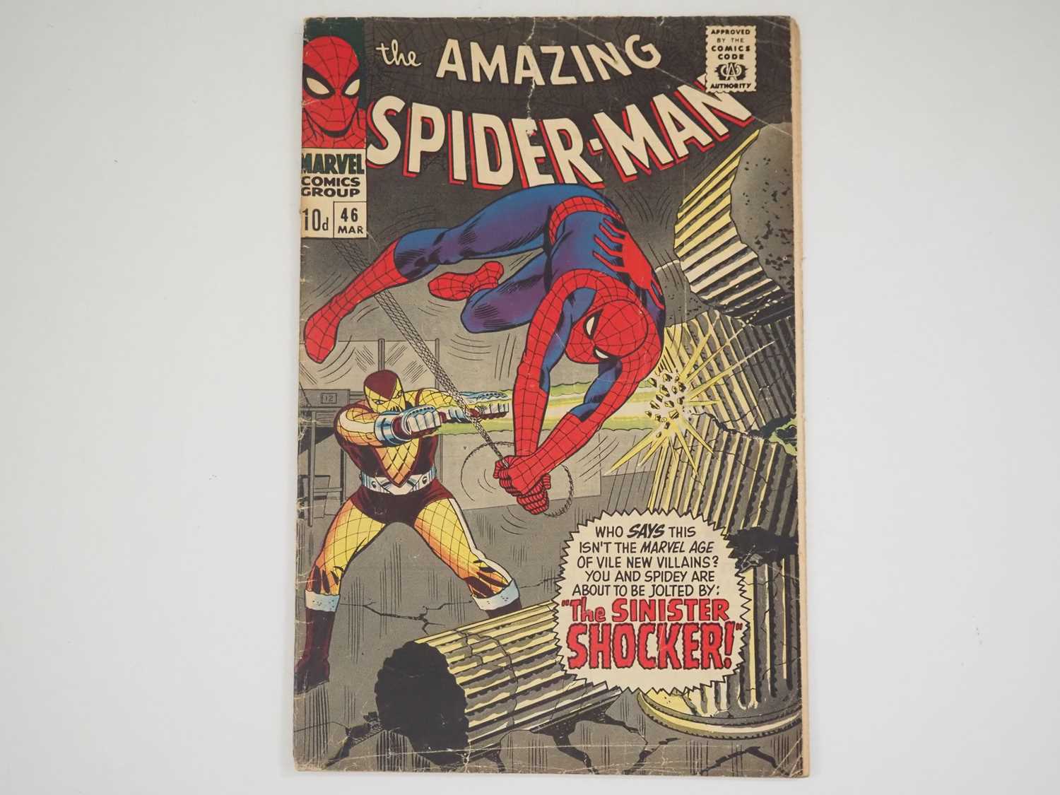 AMAZING SPIDER-MAN #46 - (1967 - MARVEL - UK Price Variant) - Origin and First appearance of the