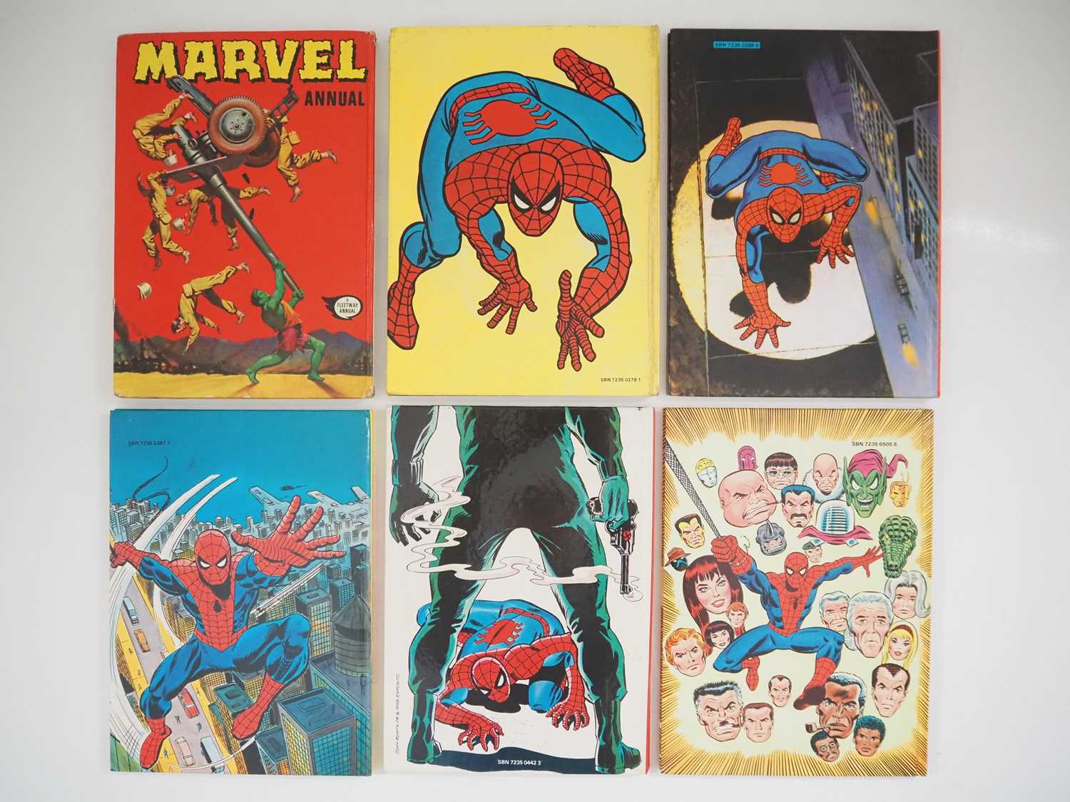 MARVEL ANNUAL LOT (6 in Lot) - Includes MARVEL ANNUAL (1972 - IPC) + SPIDER-MAN ANNUAL 1975, 1976, - Image 2 of 2