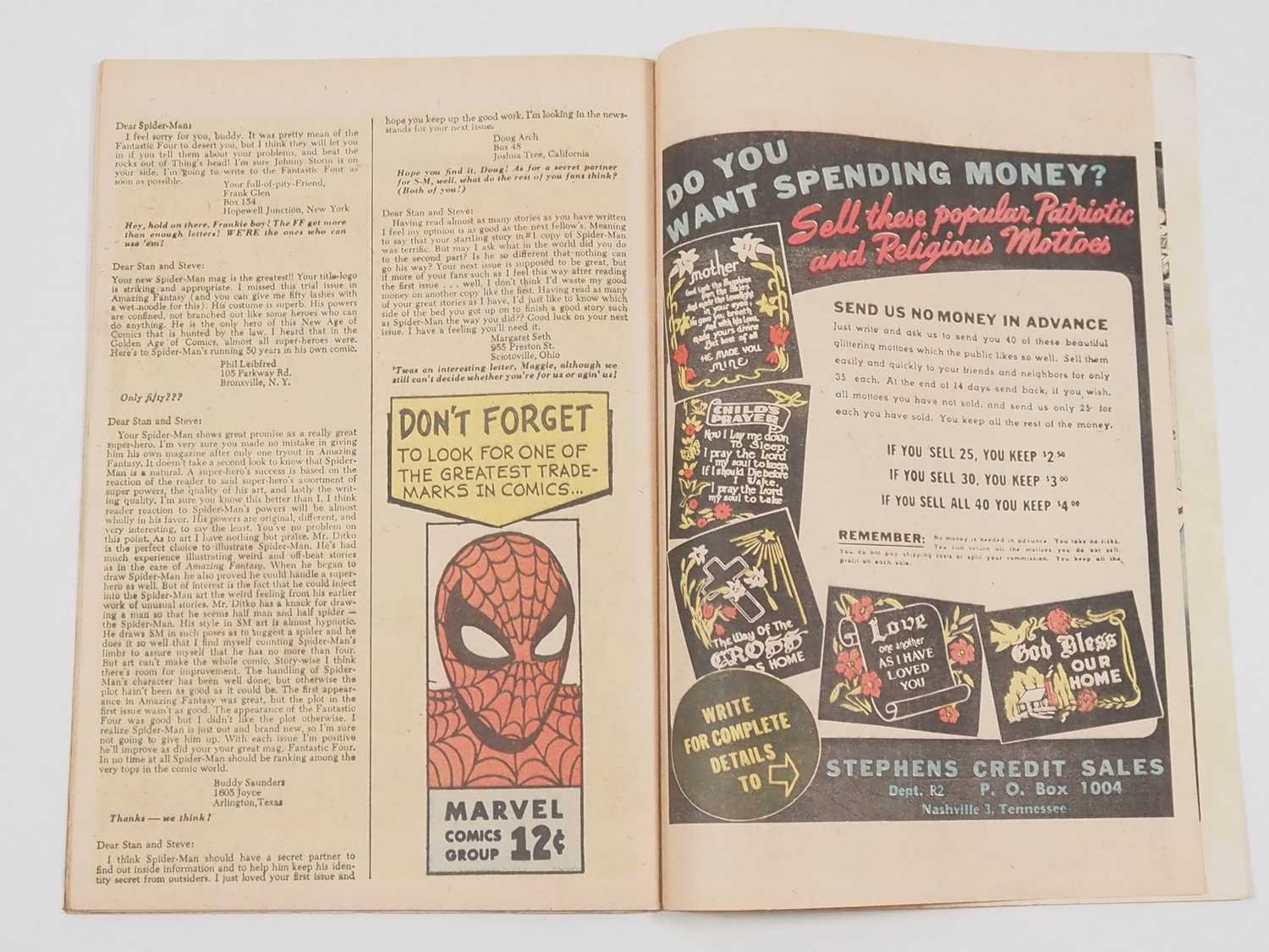 AMAZING SPIDER-MAN #3 (1963 - MARVEL - UK Price Variant) - Origin and First appearance of Doctor - Image 19 of 23