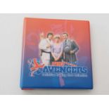 AVENGERS: An official binder of modern trading cards including various titles 'THE NEW AVENGERS', '