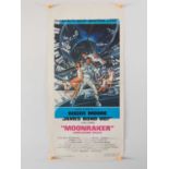 JAMES BOND: MOONRAKER (1979) - Italian Locandina (folded) - featuring artwork by Daniel Gozee and