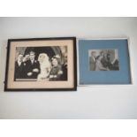 CORONATION STREET - A pair of black/white framed photographs from the estate of Tony Warren - the