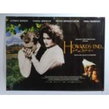 A group of 3 UK Quad movie posters comprising the titles HOWARDS END (1992); REMAINS OF THE DAY (