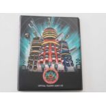 DOCTOR WHO AND THE DALEKS/DALEKS INVASION EARTH 2150 AD - An official binder of modern trading cards