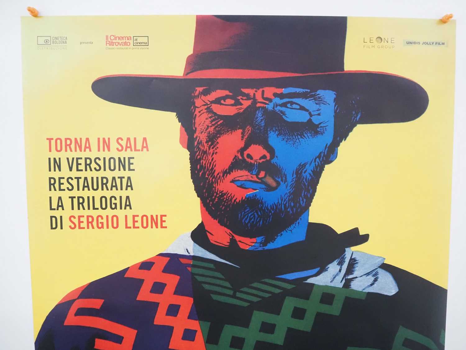 THE GOOD, THE BAD AND THE UGLY (2014 re-release) Italian one sheet for the Sergio Leone film - Bild 2 aus 3