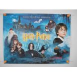 HARRY POTTER - A double sided original HARRY POTTER AND THE PHILOSOPHER'S STONE (2001) - UK Quad