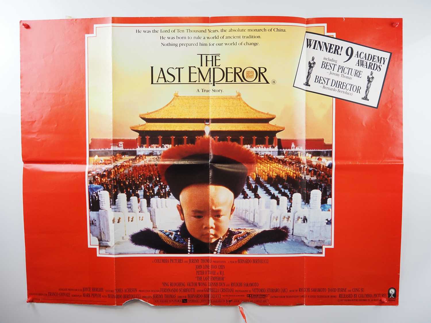 Group of drama movie posters comprising FLOWERS IN THE ATTIC (1987); THE LAST EMPEROR (1987); THE - Bild 4 aus 6