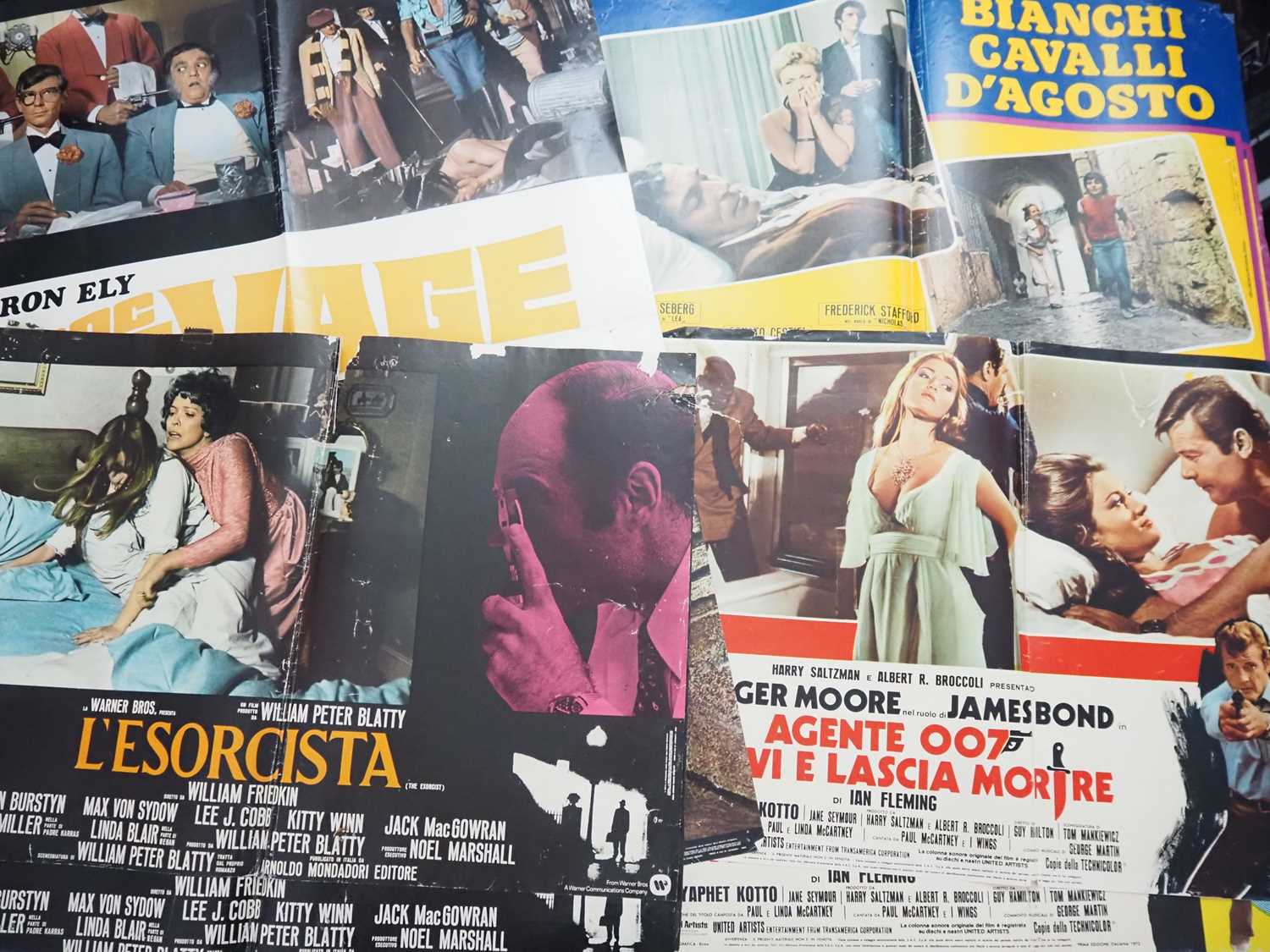 A group of Italian photobusta posters for various films including L'ESORCISTA (1974) (EXORCIST), - Bild 2 aus 2