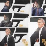 JAMES BOND: NO TIME TO DIE (2021) - A selection of original film posters from the original planned