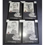 THE LONG GOOD FRIDAY (1980) - A rare full set of four double crown film posters for the iconic