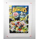 THE MIGHTY AVENGERS #67 - DIE, AVENGERS DIE! - giclee on paper - edition of 195 signed by STAN LEE -