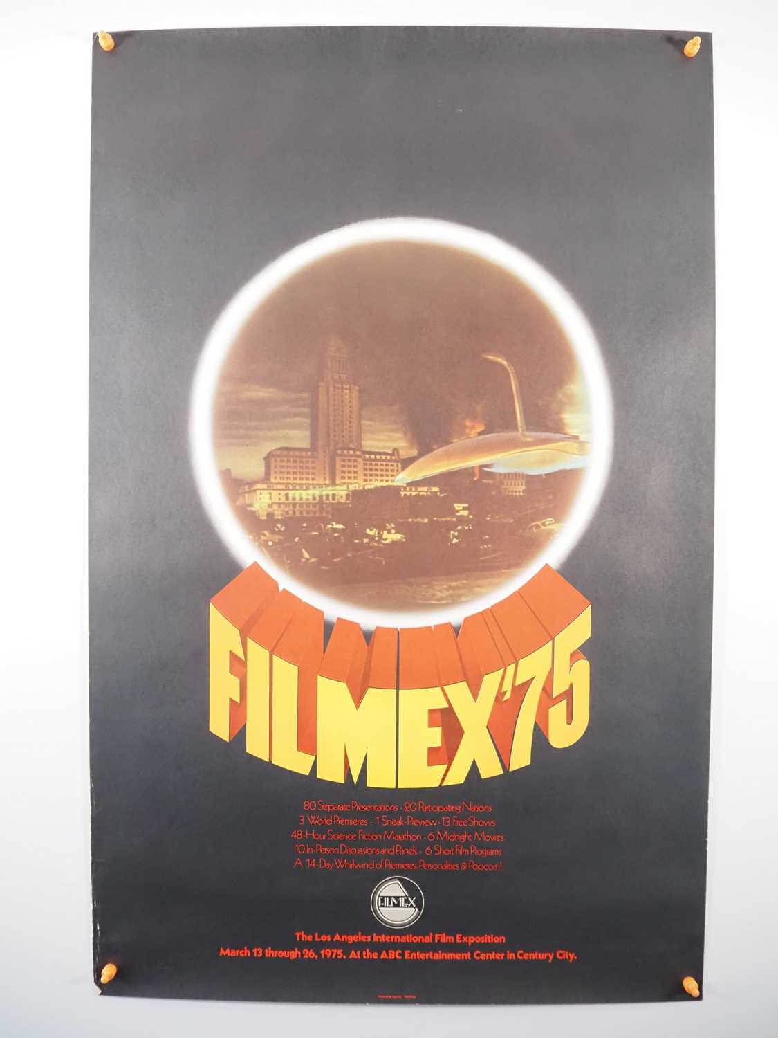 FILMEX (1975) - A promotional poster for the Los Angeles International Film Exposition (FILMEX) in