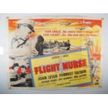 FLIGHT NURSE (1953) - A UK Quad for this Korean War based film starring Joan Leslie and Forrest