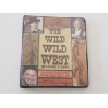 THE WILD WILD WEST - An official binder of modern trading cards by Rittenhouse (1999) comprising 130