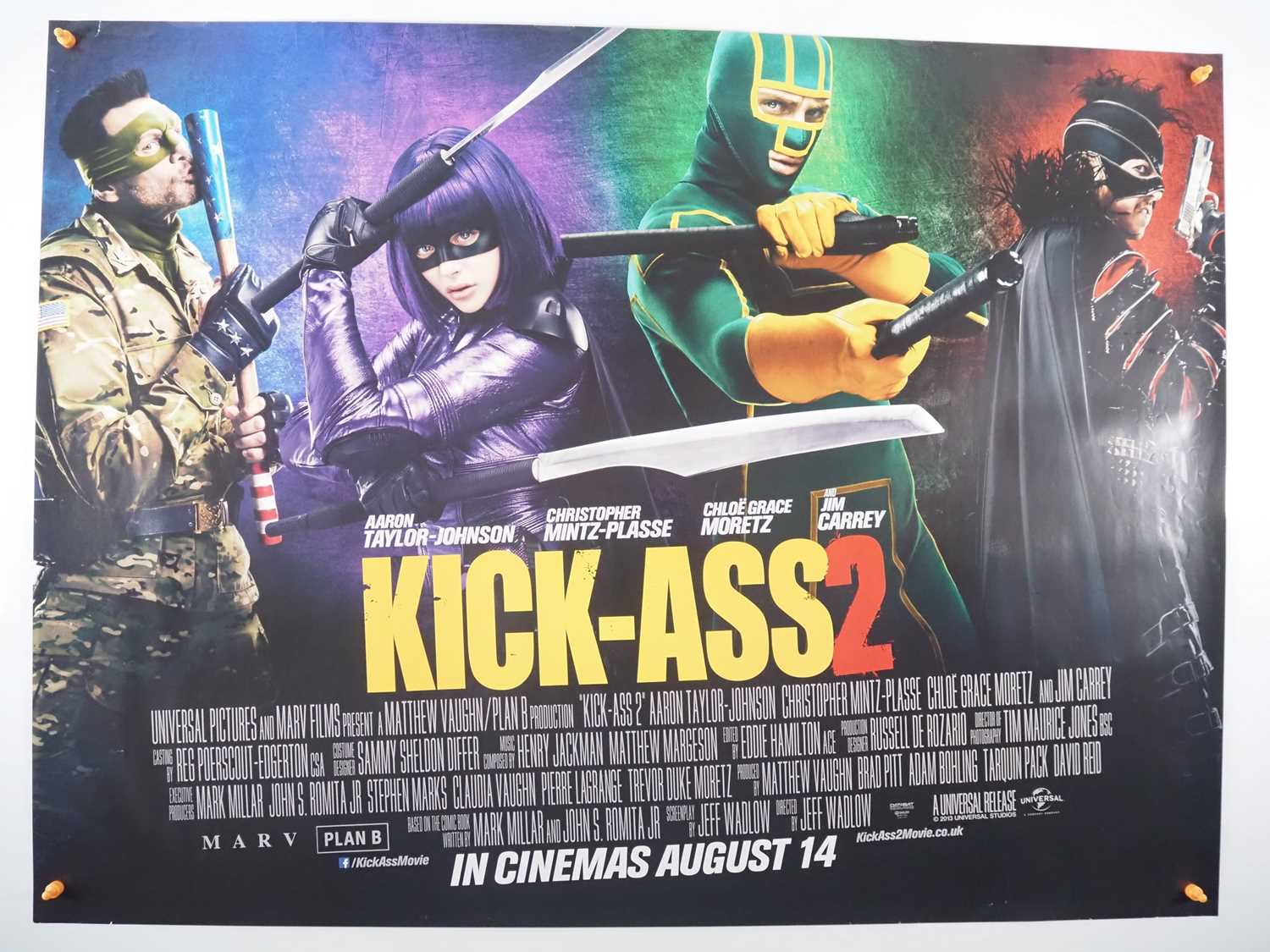 A job lot of UK Quad film posters to include X-MEN 2 (2003), THE GREEN HORNET (2011) and KICK-ASS - Bild 4 aus 4