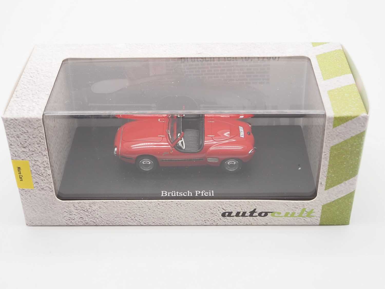 A 1:43 scale AUTOCULT hand built resin model of a '03003' 1956 Brutsch Pfeil, edition of 333 - VG/