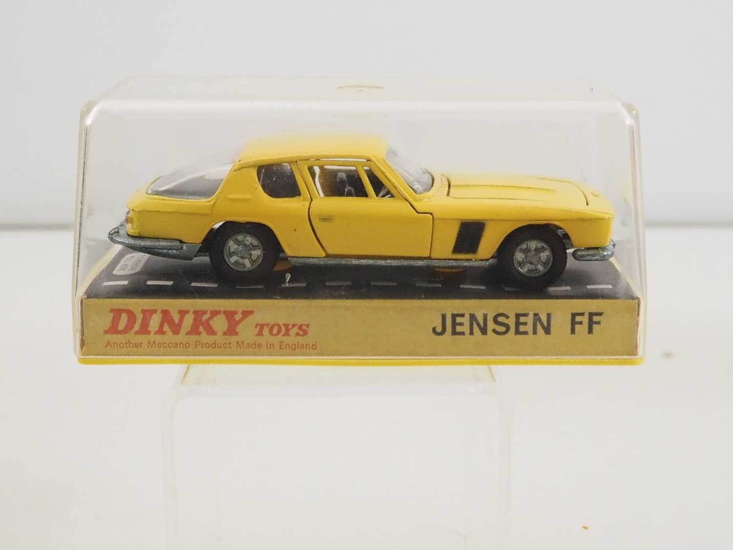 A group of 1:43 scale diecast cars comprising a DINKY 188 Jensen FF, an Auto Pilen (Spain) M505 - Image 2 of 10