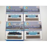 A group of ROCO HO gauge Bavarian outline Royal Train items comprising a 63370 S3/6 class steam