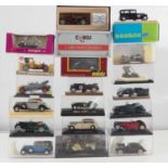 A group of largely unboxed 1:43 scale models to include CORGI, ELIGOR, SOLIDO and BRUMM , comprising