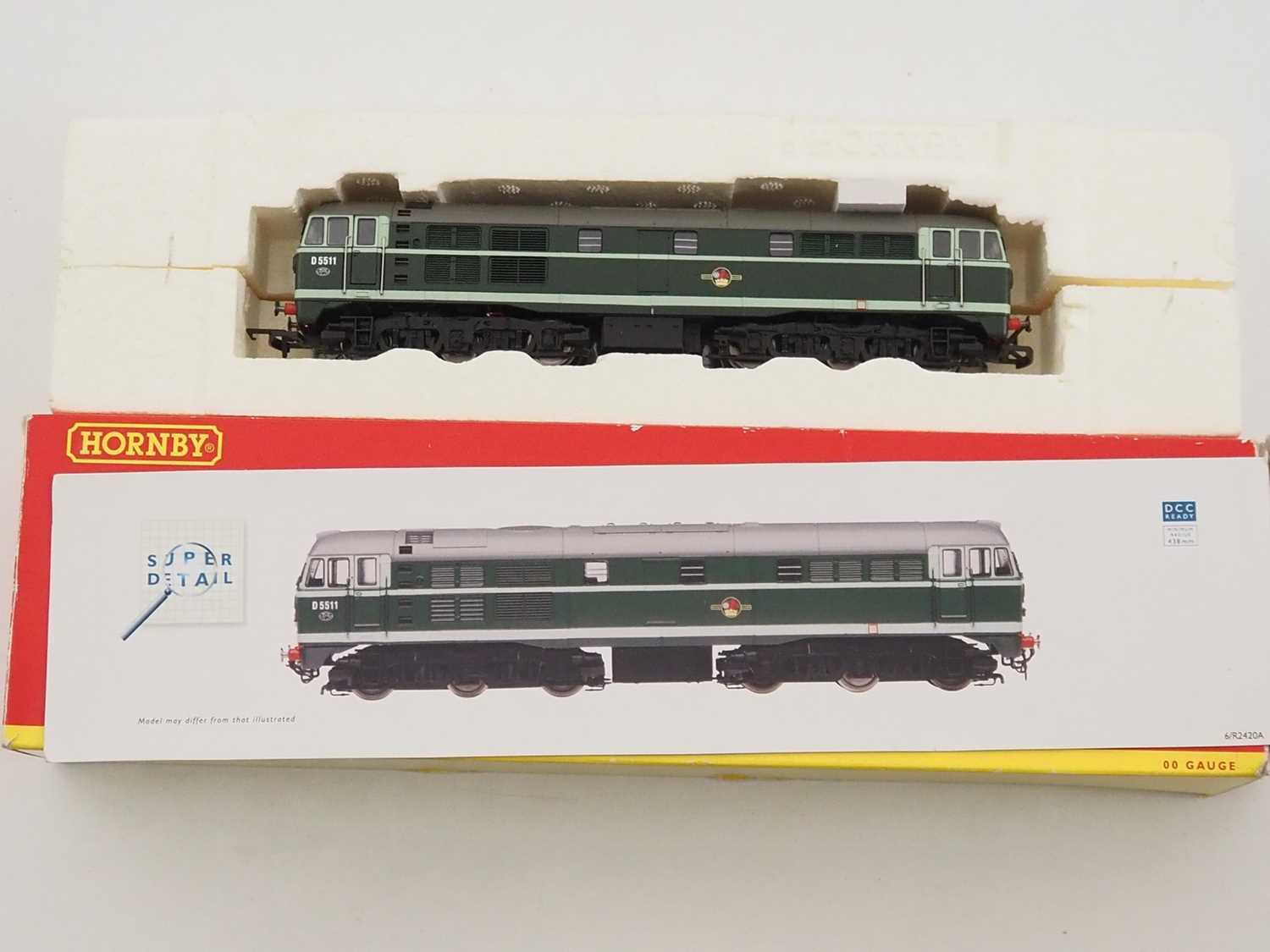 A pair of HORNBY OO gauge diesel locomotives comprising classes 08 and 31 both in BR green - Image 2 of 4