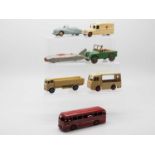 A group of DINKY Toys to include: a 340 Land Rover; a 106 Austin Atlantic and a 23s Thunderbolt -