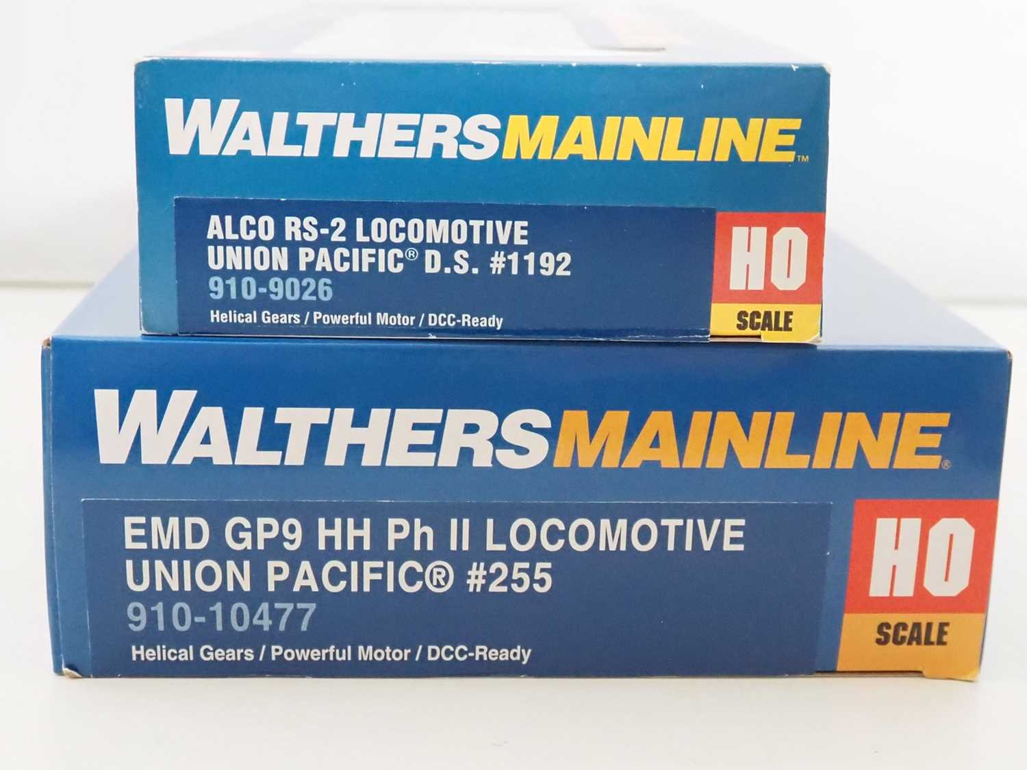 A pair of WALTHERS MAINLINE HO gauge diesel locomotives both in Union Pacific livery - VG in VG - Image 2 of 2