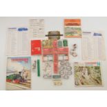 A quantity of FLEISCHMANN instruction manuals and price lists together with some N gauge model