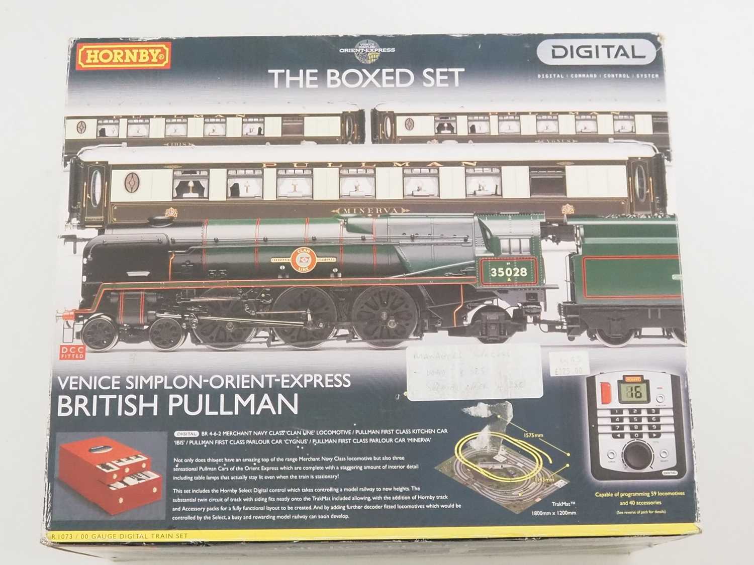 A HORNBY OO gauge R1073 VSOE British Pullman Boxed Set comprising a Merchant Navy class steam