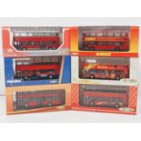 A group of 1:76 scale diecast buses by CREATIVE MASTER NORTHCORD, all modern London based examples -