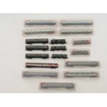 A large quantity of boxed and unboxed N gauge carriages by FLEISCHMANN - G/VG in G boxes (where