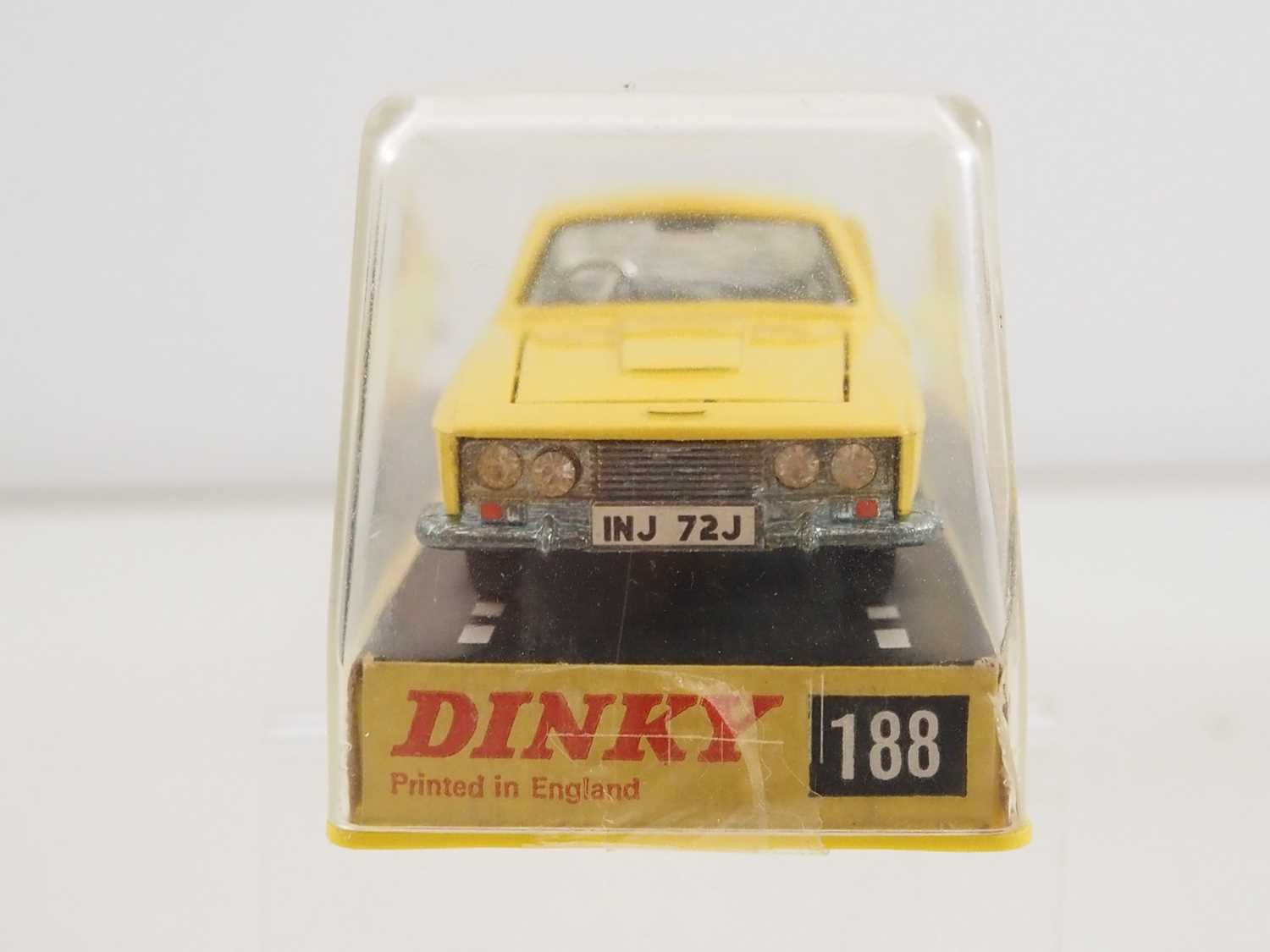 A group of 1:43 scale diecast cars comprising a DINKY 188 Jensen FF, an Auto Pilen (Spain) M505 - Image 4 of 10