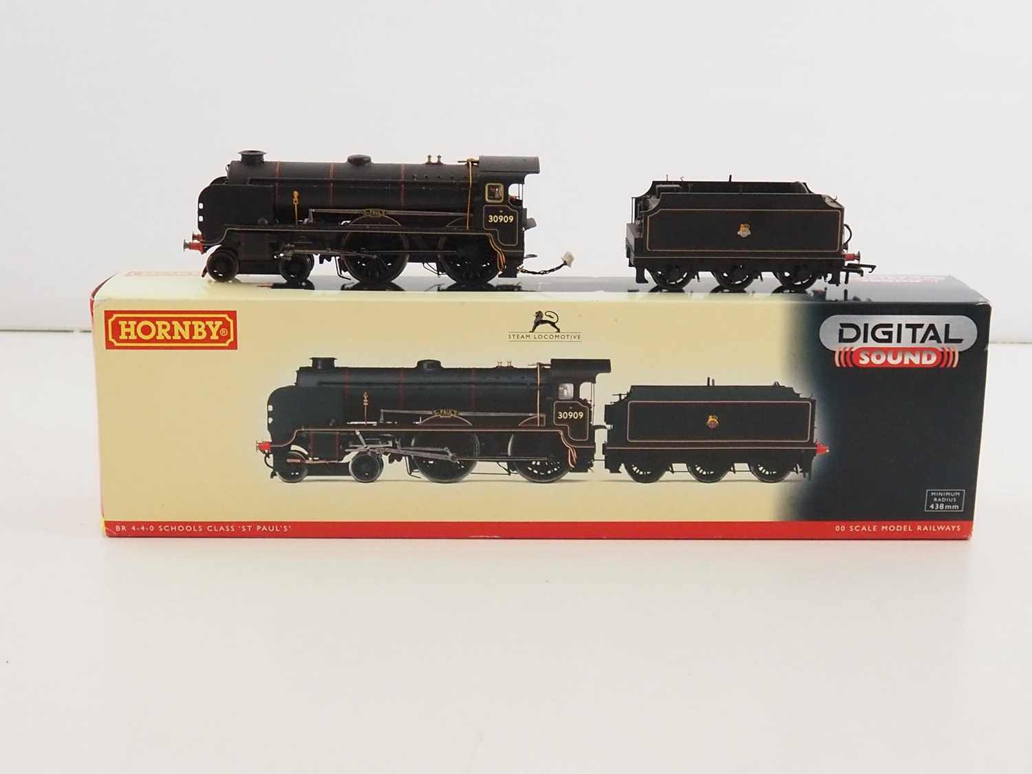 A HORNBY OO gauge R2898XS Schools Class steam locomotive in BR black livery 'St Paul's' - DCC - Image 2 of 5