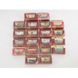 A group of MATCHBOX Models of Yesteryear all in maroon boxes - VG in G/VG boxes (20)