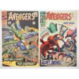AVENGERS #31 & 46 (2 in Lot) - (1966/1967 - MARVEL - US & UK Price Variant) - Includes the first